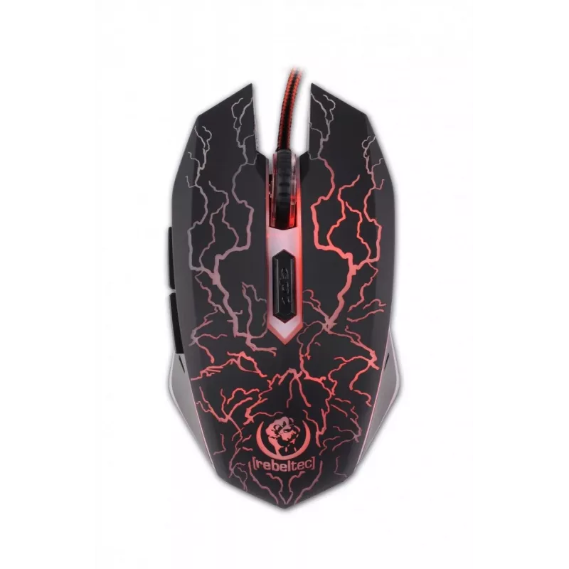 Rebeltec Diablo - mysz - optyczna - 6 przycisków - przewodowa - USB