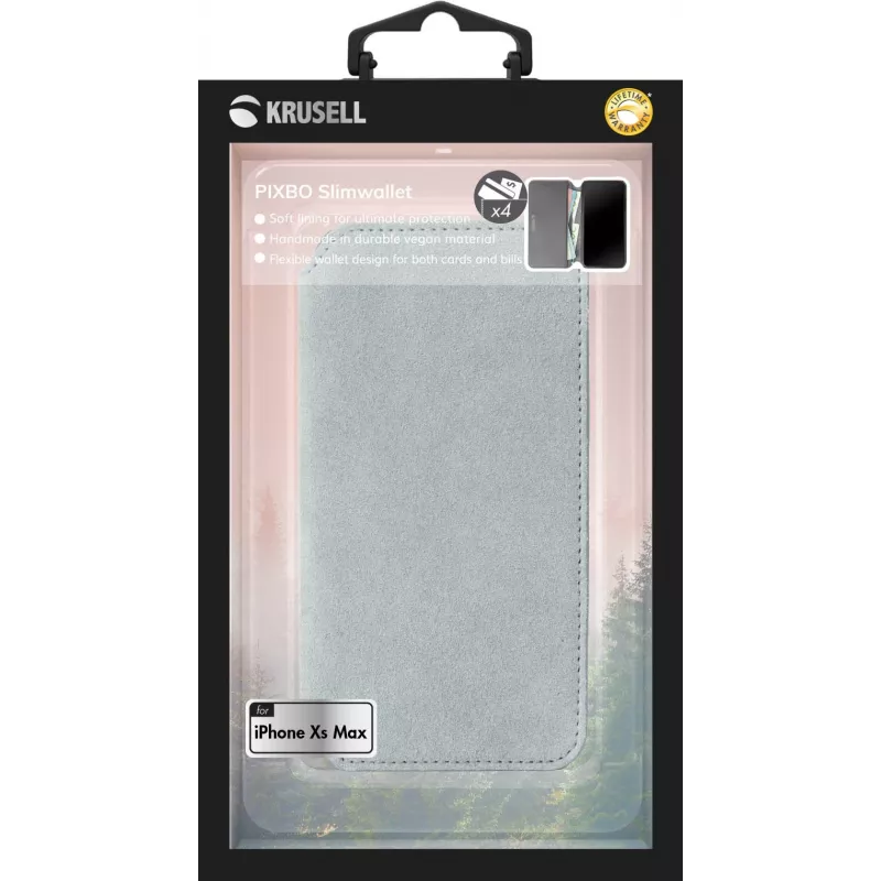 Etui z klapką Krusell Broby 4 Card SlimWallet iPhone XS Max