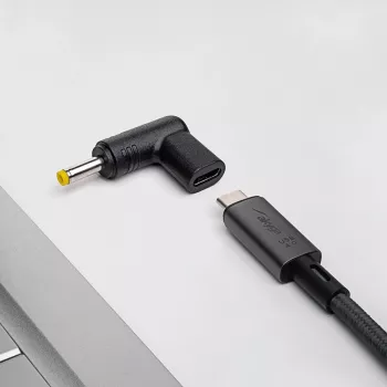 Adapter Akyga AK-ND-C04 USB-C na 4,0 x 1,7 mm Czarny