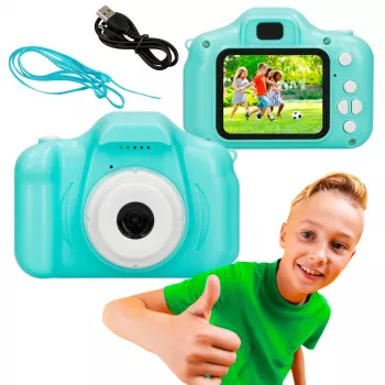 Extralink Aparat fotograficzny dla dzieci H20 niebieski, 1080p 30 kl./s, wyświetlacz 2.0 inch