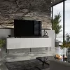 szafka RTV ABI 4D 200x38x62 biały matowy