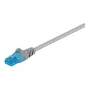 Wentronic Goobay - Kabel krosowy - RJ-45 (M) do RJ-45 (M) - 5 m - UTP - CAT 6a - bezhalogenowy, z osłoną zatrzasku, linka - Szary (55423)