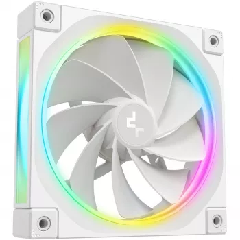 DeepCool FL12R Wentylator PC 120 mm, biały, 2150 RPM, active PFC, podświetlenie ARGB