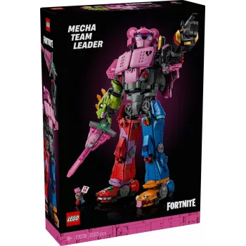 Zestaw LEGO Team Leader Mechs 77078 — Fortnite, 2503 elementy, 1 minifigurka, wysokość mecha 450 mm