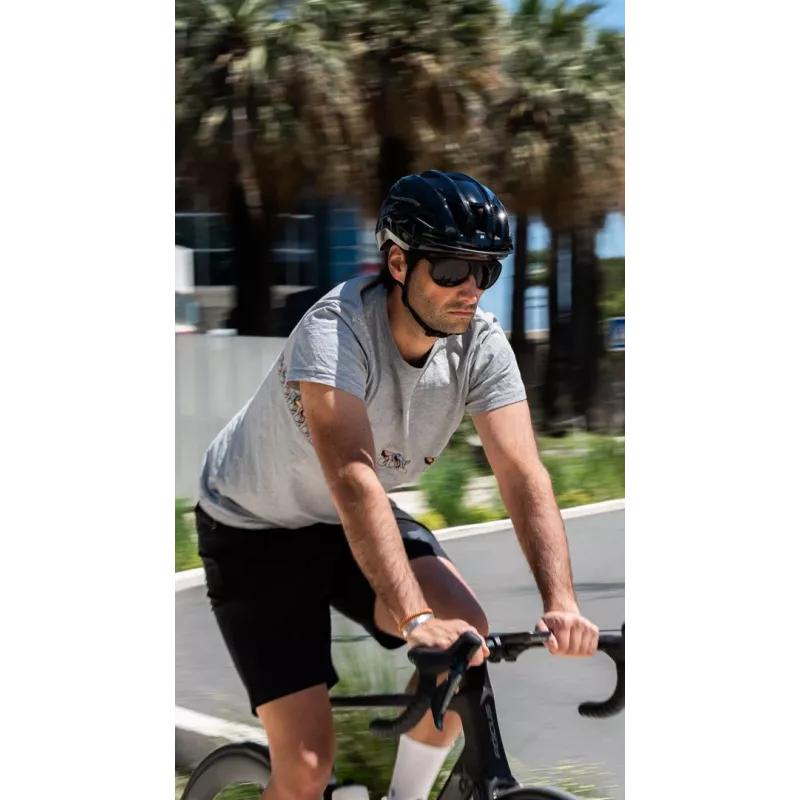 Kask rowerowy HJC CROSSER Czarny rozmiar M — kask ochronny do jazdy szosowej i miejskiej