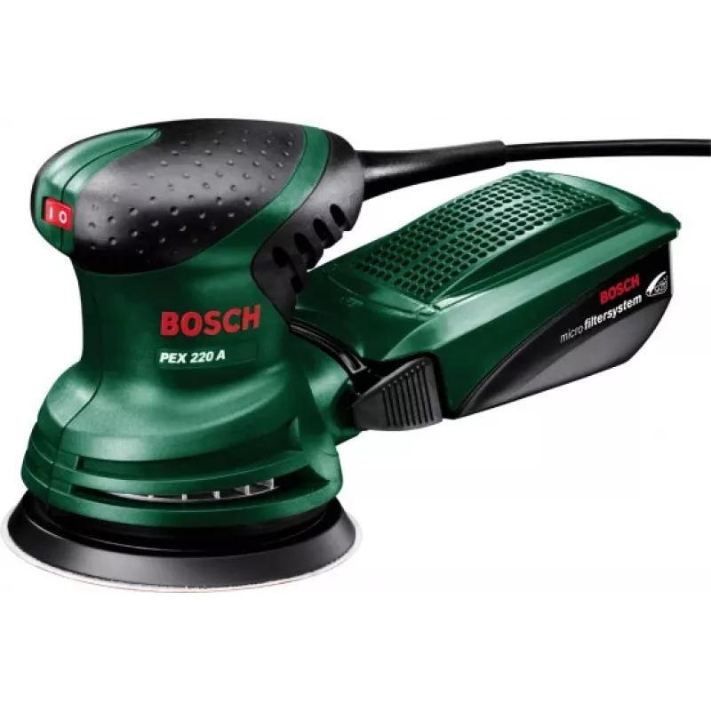 Bosch PEX 220 A Szlifierka mimośrodowa 24000 OPM Czarny, Zielony