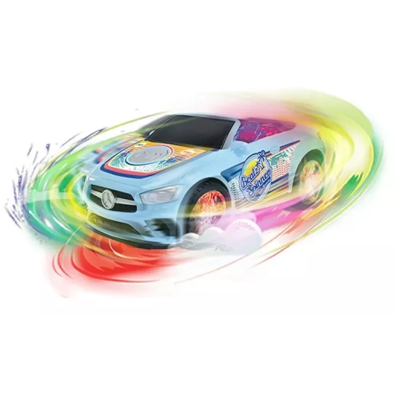 Samochód Dickie Toys Mercedes-Benz E-Class Beat Spinner Niebieski 3 Baterie AA