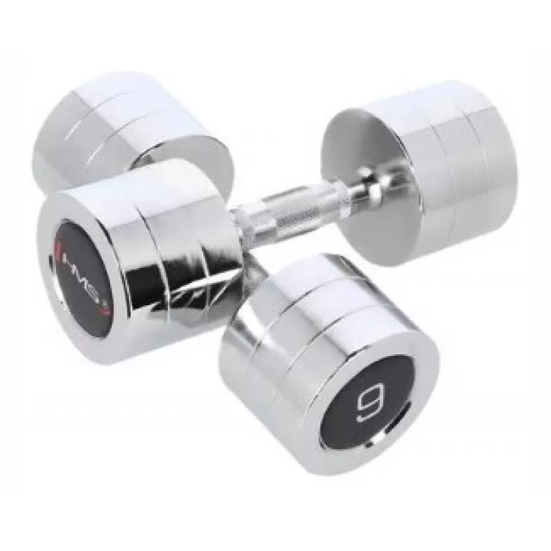 HMS Fitness CHD09 Hantle stałe 9 kg 2 szt.