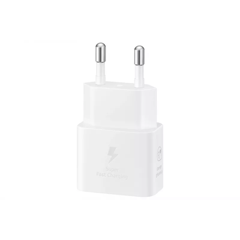 Szybka ładowarka sieciowa USB Samsung EP-T2510 25 W biała, USB‑C, PPS, Super Fast Charging