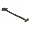 DeLOCK Riser Card PCI Express x1 męski 90° kątowy do gniazda x1 z kablem 30 cm