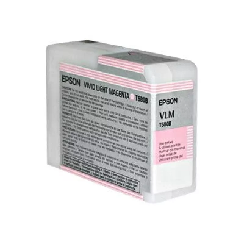 Epson Singlepack Vivid Light magenta T580B00, Vivid light magenta, tusz pigmentowy, 80 ml, 1 szt.