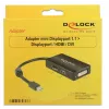 Kabel DeLOCK 0,16m mini DisplayPort na DisplayPort, HDMI, DVI