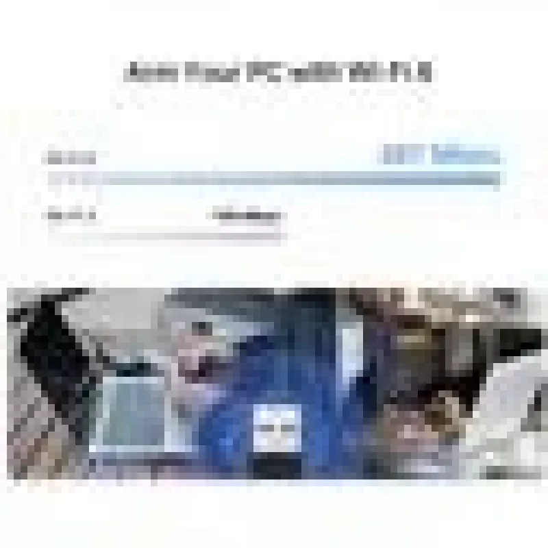 USB Wi‑Fi Adapter MERCUSYS MA14N — USB Type‑A, 2.4 GHz Single‑Band, up to 287 Mb/s, Czarny