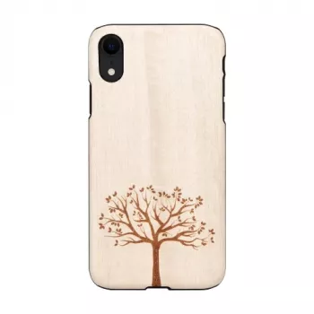 etui na smartfona man and wood for iPhone XR — apple tree wood, Czarny finish