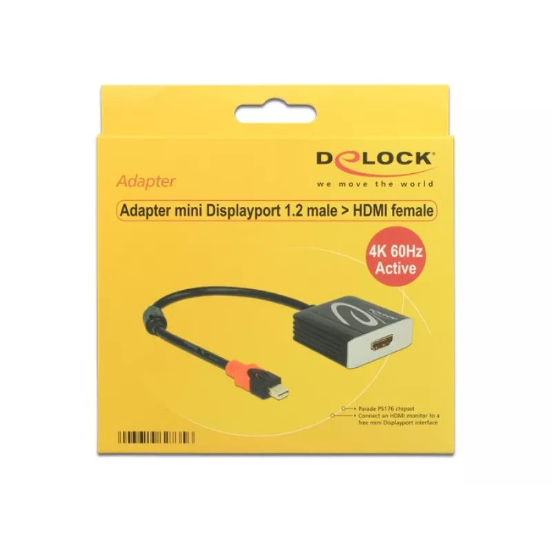 Adapter kablowy wideo DeLOCK 62735 Mini DisplayPort na HDMI