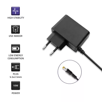 Zasilacz sieciowy 10W 5V, 2A, 5.5x2.5