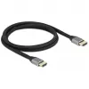 Kabel HDMI DeLOCK Ultra High Speed 48 Gb/s 8K 60 Hz szary 1 m