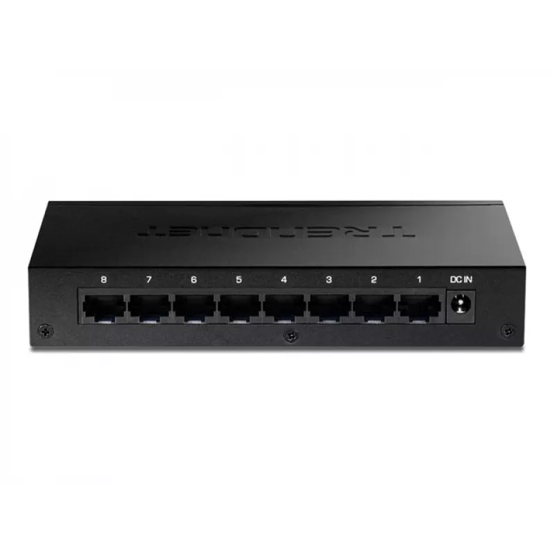TRENDNET 8-portowy przełącznik Gigabit z metalową obudową