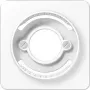 JUNG CD 537 WW - Biały - JUNG - tworzywo termoutwardzalne - 67 mm - 67 mm (CD537WW)