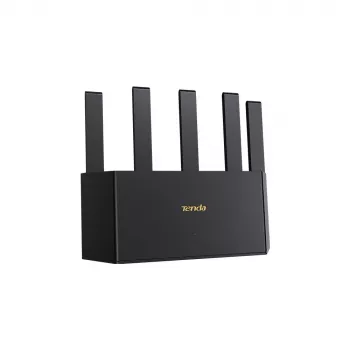 Router bezprzewodowy TENDA TE3L Wi‑Fi 7 (IEEE 802.11ax), 3x Gigabit LAN, 1x WAN, 512 MB RAM, VLAN, NAT, WPA, czarny