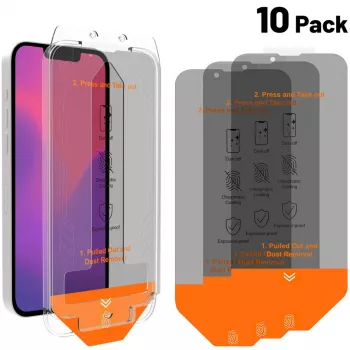 4smarts Second Glass Privacy folia ochronna Apple iPhone 13 13 Pro 14 16e Szkło hartowane