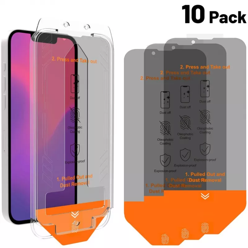 4smarts Second Glass Privacy folia ochronna Apple iPhone 13 13 Pro 14 16e Szkło hartowane