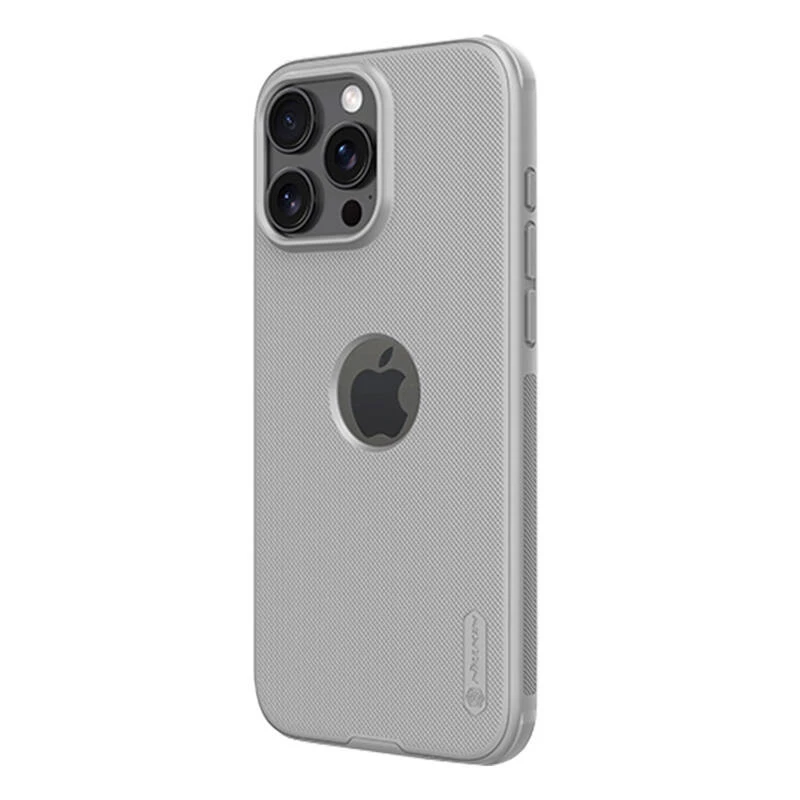 Etui ochronne Nillkin Super Frosted Shield Pro do iPhone 16 Pro, szare, sztywna cienki pokrywa