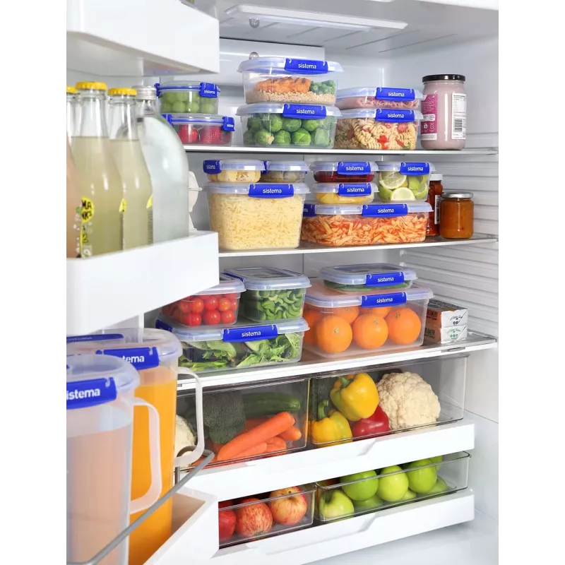 Sistema Tworzywo sztucznes Sistema 881650, pojemnik, kwadratowy, 1,15 l, przezroczysty, plastik, Nowa Zelandia