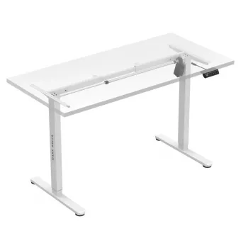 Biurko elektryczne z regulacją wysokości Mark Adler MA-XENO 2.1 Białe — stalowa rama, 90×58 cm, wysokość 72–118 cm, maks. obciążenie 80 kg