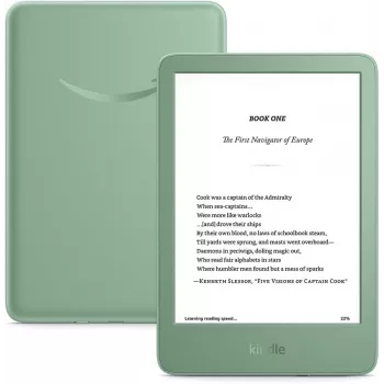 E-book reader Amazon Kindle 11th Generation 6 inch 16 GB Wi‑Fi Matcha, USB-C, recycled plastic