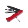 Nóż do sera Victorinox Cheese Master V-0 83 czerwony z odłączanym ostrzem i rozwidloną końcówką