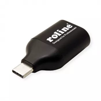 ROLINE 12.03.3228 Adapter graficzny USB 1920 x 1080 pikseli Czarny (12.03.3228)