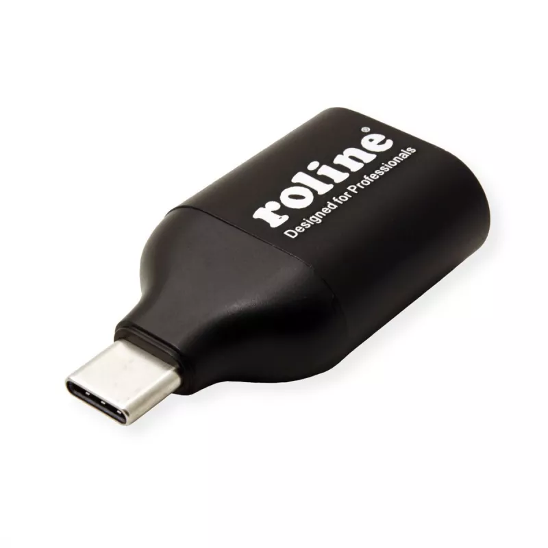 ROLINE 12.03.3228 Adapter graficzny USB 1920 x 1080 pikseli Czarny (12.03.3228)