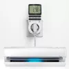 Elektroniczny timer QOLTEC PC0628 z wyświetlaczem LCD, odliczanie 24-godzinne