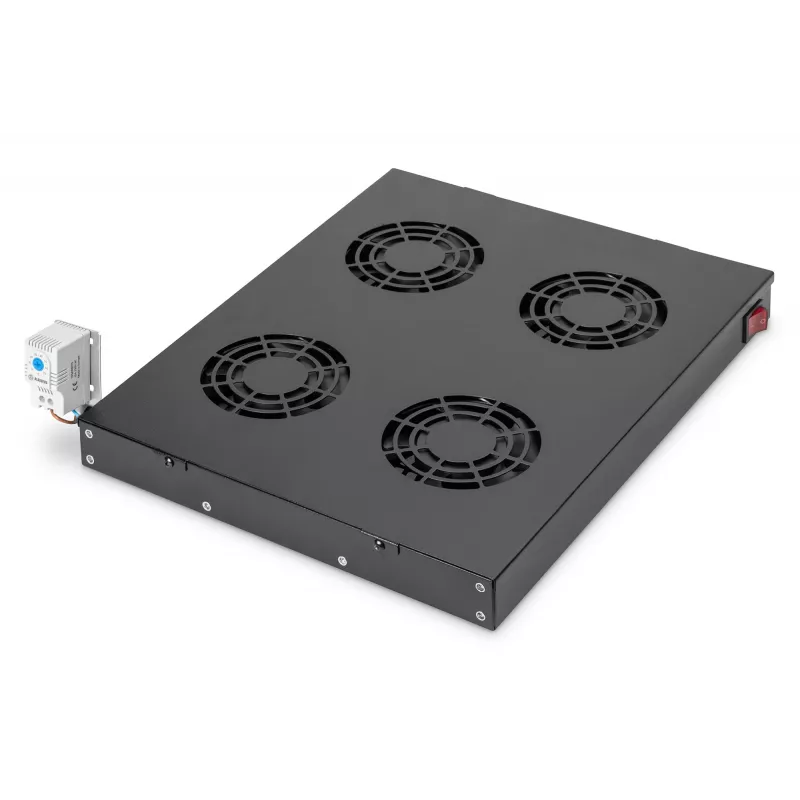 Panel wentylowany Digitus DN-19 FAN-4-HO-SW