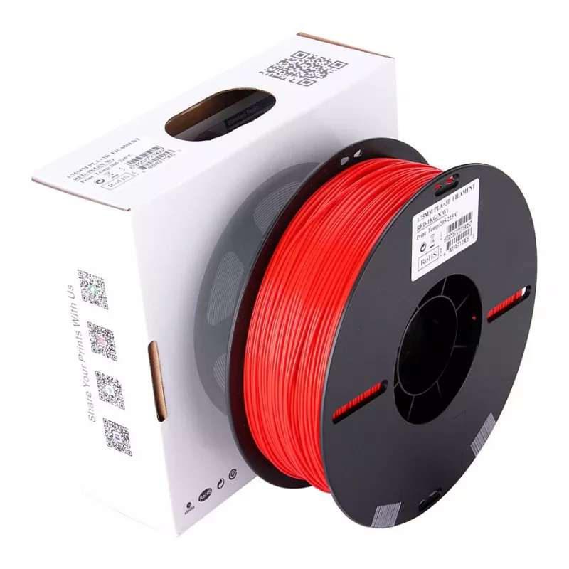 PLA+ 1,75mm CZERWONY 1kg