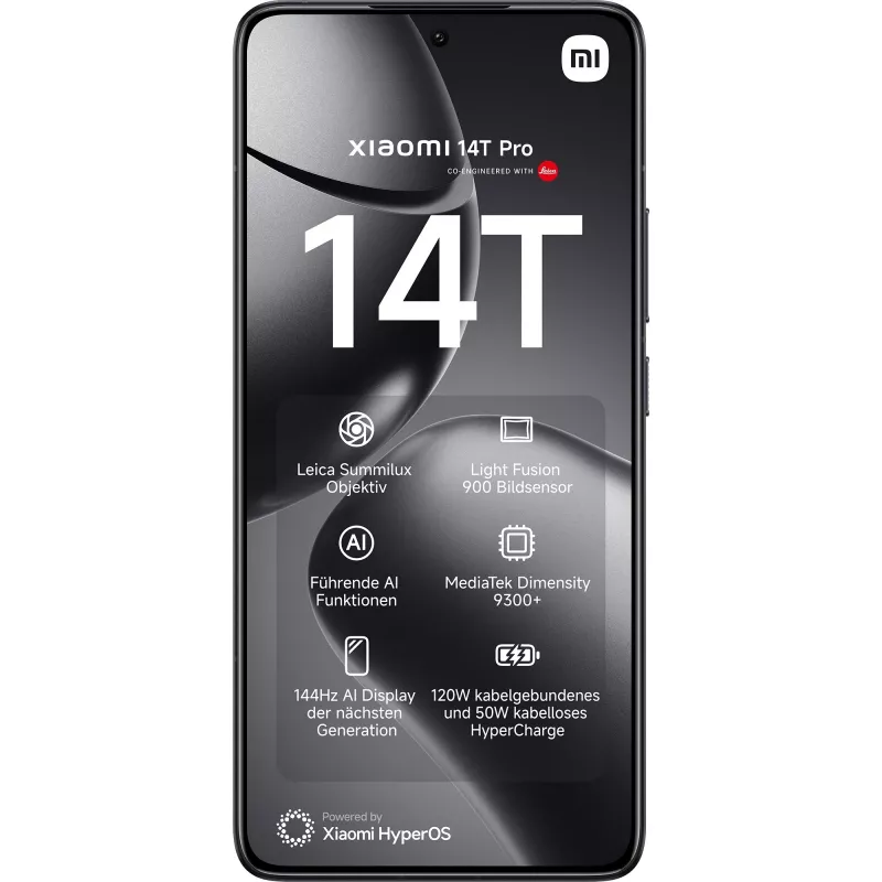 Xiaomi 14T Pro 16,9 cm (6,67 inch) Dual SIM 5G 12 GB 512 GB 5000 mAh Czarny