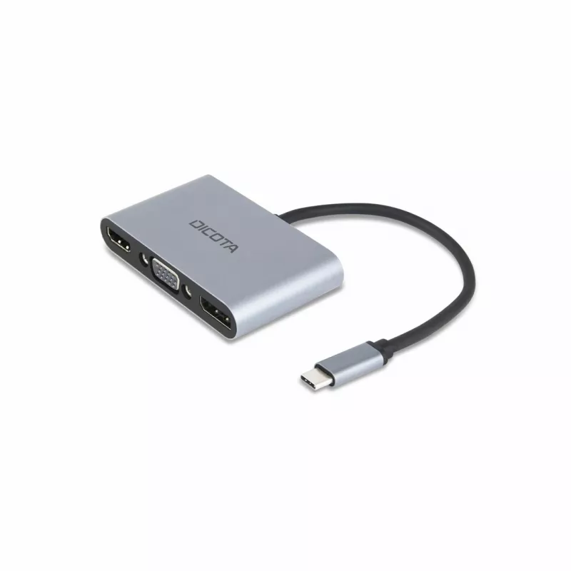 Stacja dokująca DICOTA D32064 do urządzeń mobilnych Tablet/Smartfon/Laptop Srebrny