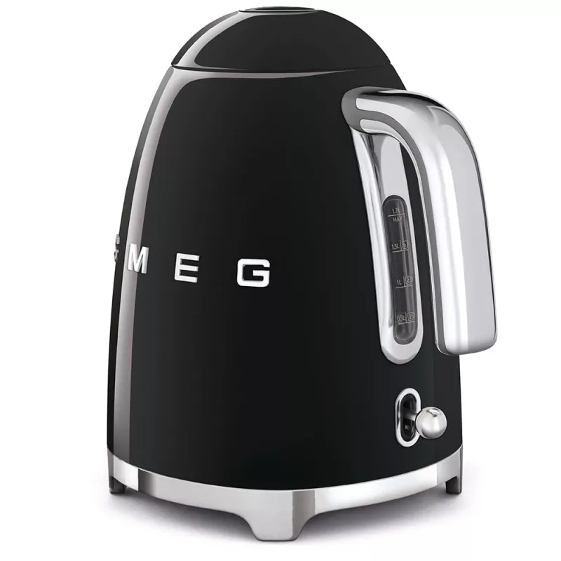 Czajnik Smeg KLF03BLEU stal nierdzewna plastik 2400 W czarny 1,7 L