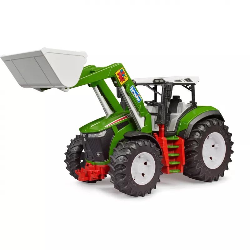 BRUDER Traktor z ładowaczem czołowym model BR-03451 – wytrzymały traktor zabawka z ruchomym ładowaczem