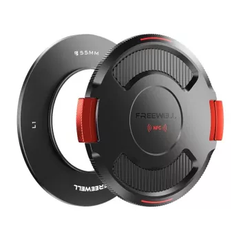 Pierścień bazowy obiektywu z pokrywką Freewell FW-L1-BL55 55 mm do Real Locking VND