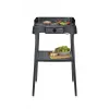 Stołowy grill elektryczny SEVERIN PG 8596, 2000 W, prostokątna kratka, czarny, sterowanie obrotowe