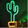 Neon dekoracyjny LED MANTA SNL07GN zielono-żółty kaktus