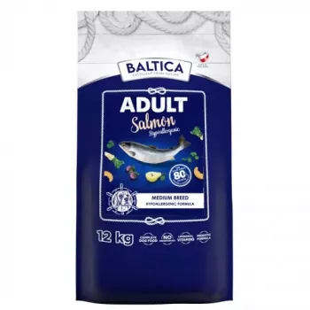 BALTICA Excellent Hypoallergenic Adult Medium breeds Salmon - sucha karma dla psa - 12kg