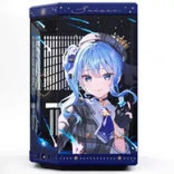 Obudowa komputerowa HYTE Y70 Hoshimachi Suisei niebieski Tempered Glass — średnia wieża ATX z panelami ze szkła hartowanego