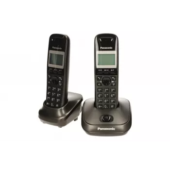 Telefon DECT Panasonic KX-TG2512 Szary z identyfikacją rozmówcy