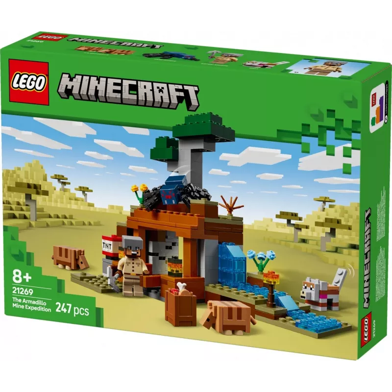 LEGO MINECRAFT 21269 Wyprawa do kopalni pancerników