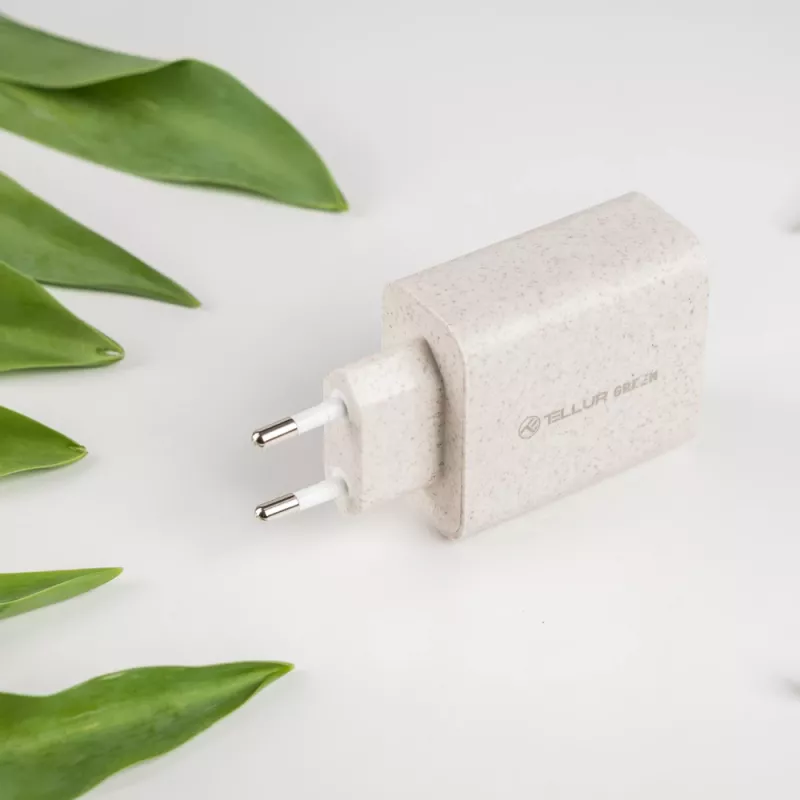 Ładowarka Tellur TLL151321 Type-C PD20W USB QC3.0, szybkie ładowanie 20W PD i QC3.0
