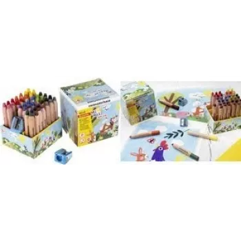 EBERHARD FABER MiniMaxi 3in1 40er Box kredki kolorowe, różne kolory, 40 szt. (518940)