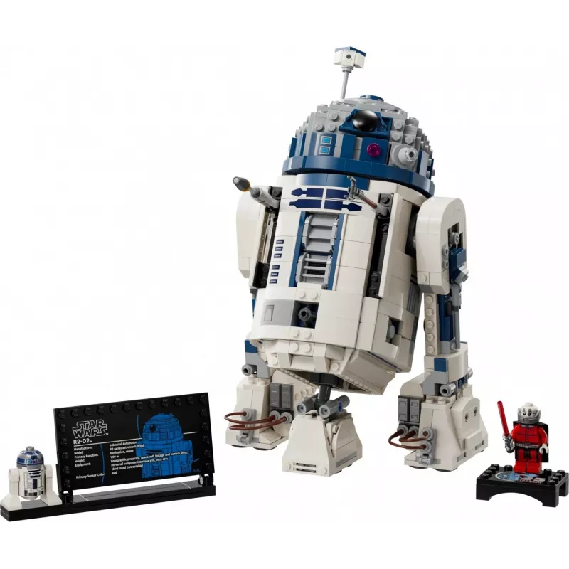 LEGO zestaw do zbudowania droida R2‑D2 75379 — 1050 elementów, 10+ lat, 160×110×240 mm, 0,24 kg